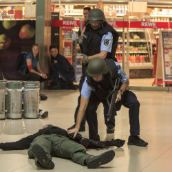 Anti-Terror-Übung Flughafen Köln-Bonn 2018